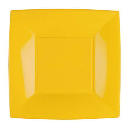 Assiette Dure Réutilisable Plate Mangue PP 23cm (25 Utés)