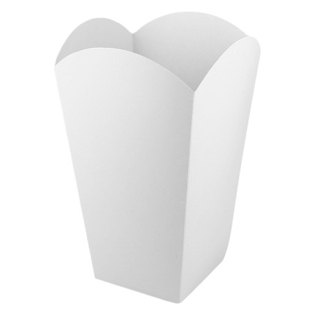 Dozen voor grote witte popcorn 90gr 7,8x10,5x18cm (25 stuks) 