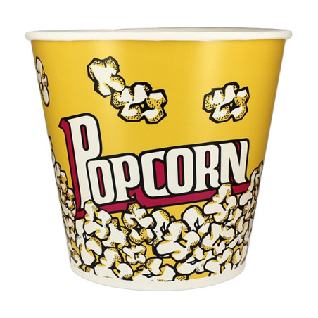 Seau Pop-Corn 5100ml 22.5x16x21cm (150 Unités)