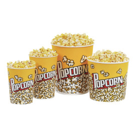 Seau Pop-Corn 3900ml 18,1x14,2x19,4cm (300 Utés)