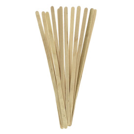 Houten koffie roerstaafje Naturel 14cm (1000 stuks) 