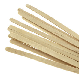 Houten koffie roerstaafje Naturel 14cm (1000 stuks) 