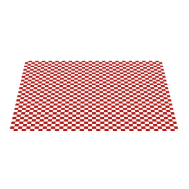 Graspapier inpakvellen rood 28x33cm (1000 stuks) 