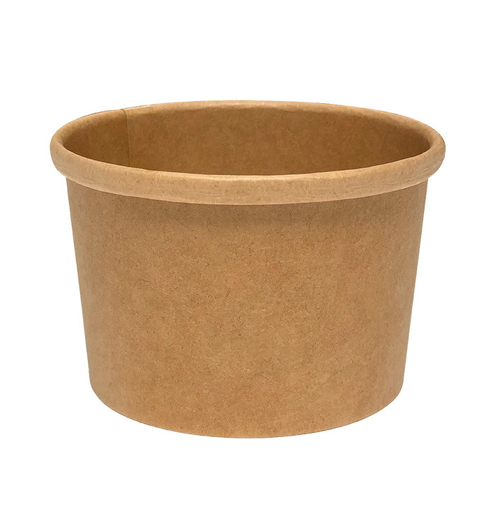 Kraft Kartonnen Pot 8oz/250ml (500 Stuks)