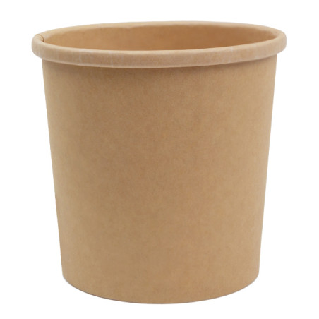 Kraft-Kraft Kartonnen Pot 16Oz/450ml Ø10,0cm (50 Stuks)