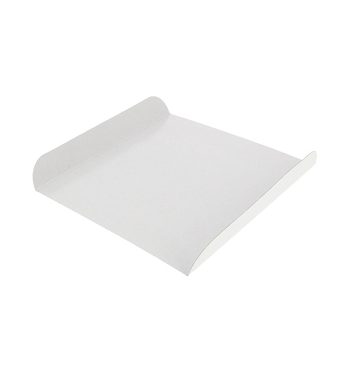 Emballage blanc pour gaufre 13,5x10cm (100 Utés)