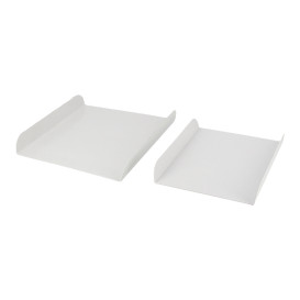 Emballage blanc pour gaufre 13,5x10cm (1500 Utés)