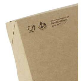 Barquette carton Premium 21x13x3,5cm 730ml (25 Utés)