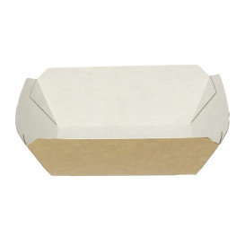 Barquette Carton 250ml Kraft 9,6x6,5x4,2cm (1000 Utés)