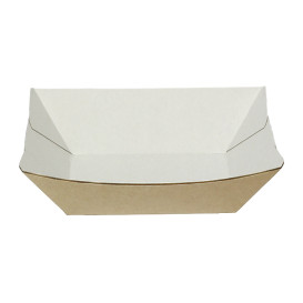 Barquette Carton 350ml Kraft 10,6x7,3x4,5 cm (1000 Utés)