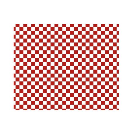 Papier Ingraissable “Vichy” Rouge 20x24,5cm (1.000 Utés)