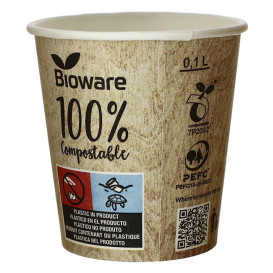 Gobelet Carton PLA BioWare 4Oz/120ml Ø6,2cm (2000 Unités)