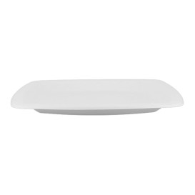 Assiette Carrée Canne à Sucre Blanc 250mm (125 Utés)