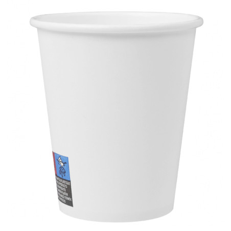 Gobelet en Carton Blanc 9Oz/290ml Ø8,0cm (20 Utés)