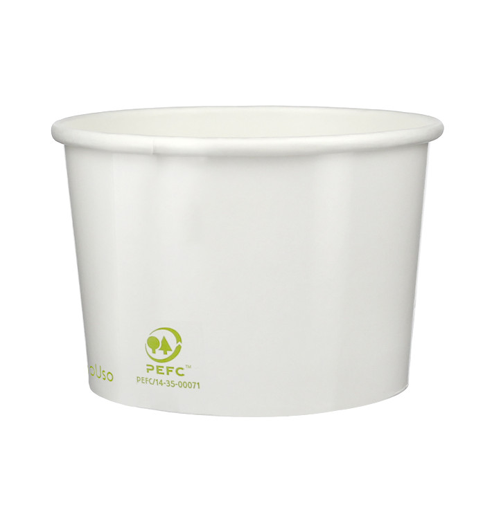 Papieren ijs Container Eco-Vriendelijk 310ml (50 stuks) 