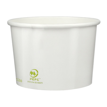 Papieren ijs Container Eco-Vriendelijk 310ml (50 stuks) 