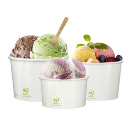 Pot à glace en Carton Ecologique 310ml (50 Unités)