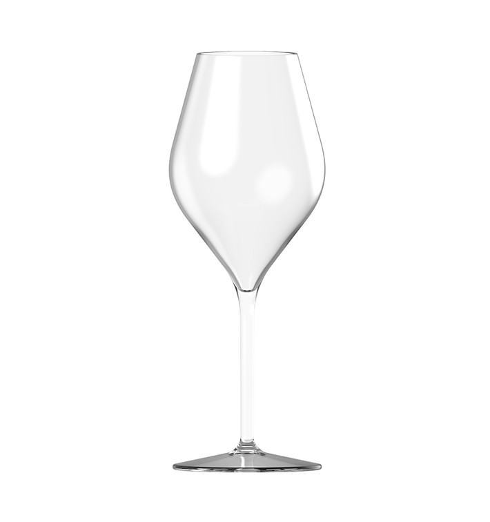 Plastic herbruikbaar glas Wijn “Supreme” Tritan Transparant 380ml (1 stuk) 