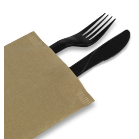 Enveloppe Porte-Couverts avec Serviettes Kraft (800 Utés)