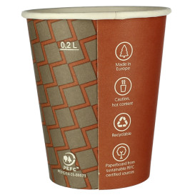 Gobelet Carton Cupmatic 9 Oz/280ml Ø8,0cm (50 Utés)