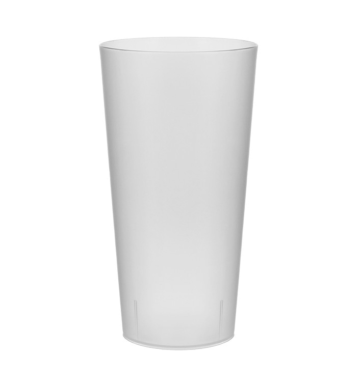 Plastic PP beker Herbruikbaar transparant 400ml (490 stuks)