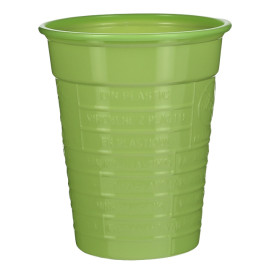 Gobelet Plastique PS Vert citron 200ml Ø7cm (1.500 Utés)