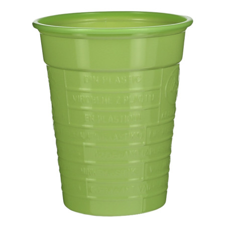 Gobelet Plastique PS Vert citron 200ml (1.500 Utés)