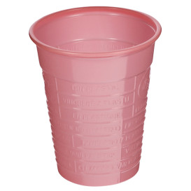 Plastic PS beker roze 200ml Ø7cm (1.500 stuks)