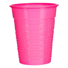 Gobelet Plastique PS Fuchsia 200ml Ø7cm (1.500 Utés)