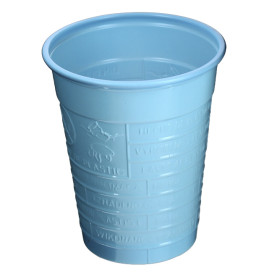 Gobelet Plastique PS Bleu Clair 200ml Ø7cm (1.500 Utés)