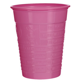 Gobelet Plastique PS Fuchsia 200ml Ø7cm (1.500 Utés)