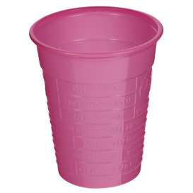 Gobelet Plastique PS Fuchsia 200ml Ø7cm (1.500 Utés)