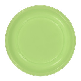 Assiette Creuse Réutilisable Economique PS Vert Citron Ø20,5cm (25 Utés)