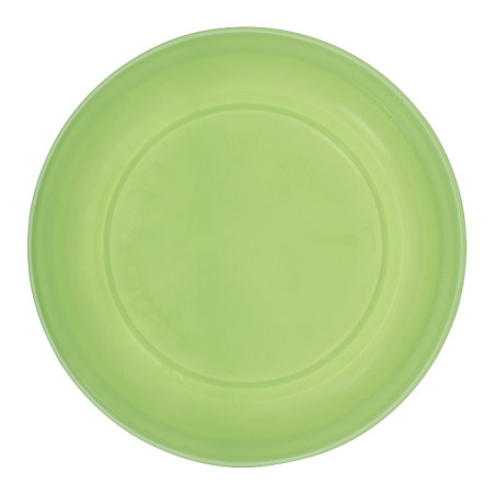 Assiette Plate Réutilisable Economique PS Vert Citron Ø22cm (200 Utés)