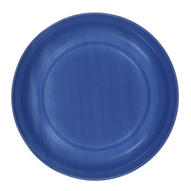 Assiette Plate Réutilisable Economique PSe Bleu foncé foncé Ø17cm (300 Utés)