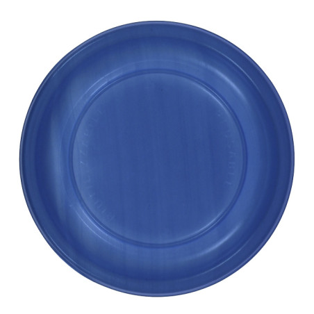 Assiette Plate Réutilisable Economique PSe Bleu foncé foncé Ø17cm (300 Utés)