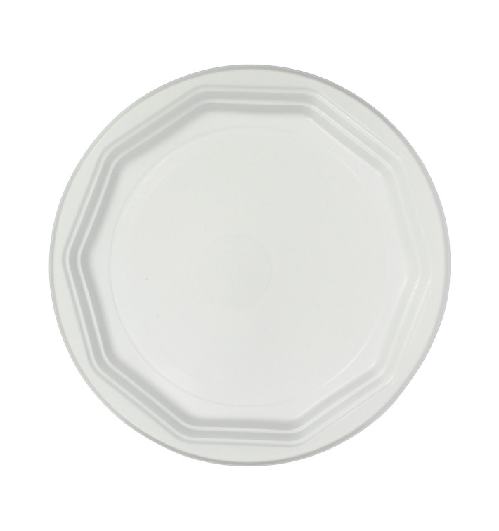 Assiette Réutilisable PP "Deka" Plate Blanc 220mm (33 Utés)