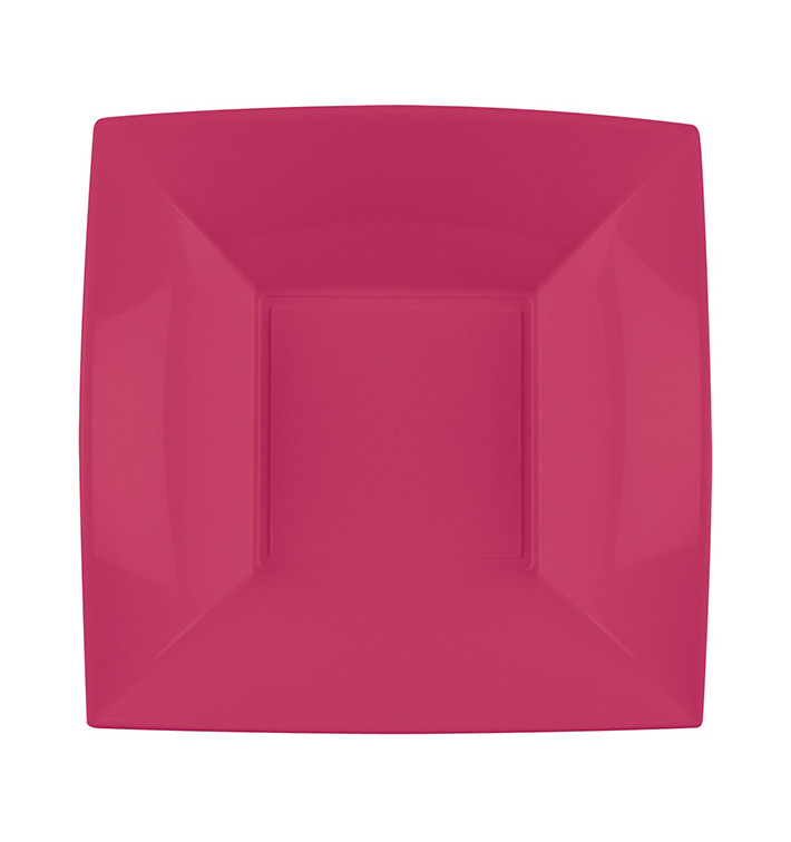 Assiette Plastique Réutilisable Plate Corail PP 180mm (300 Utés)