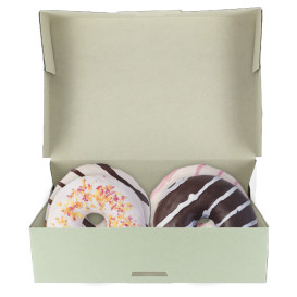 Doos voor Snoep en Chocolaatjes Mint Chocolade 19,5x13,5x5,3cm (100 stuks)