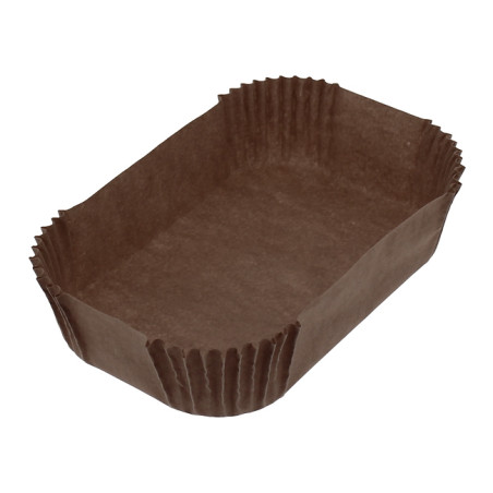 Kraftpapier voor de Airfryer Bruin 150g 13,8x8,9x3,5cm (50 Stuks)