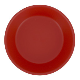 Assiette Réutilisable Durable PP Minéral Rouge Ø18cm (6 Utés)