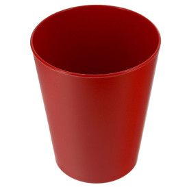 Gobelet Réutilisable Durable PP Minéral Rouge 330ml (72 Utés)