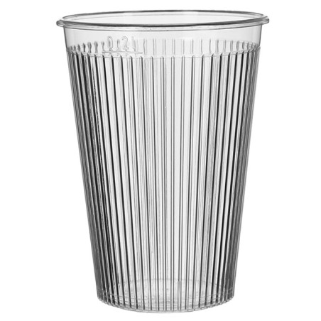 Gobelet "Ribbed" PS 200ml Dur Transparent (1.000 Utés)