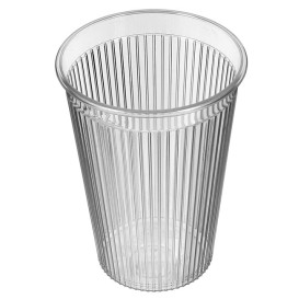 Gobelet "Ribbed" PS 200ml Dur Transparent (1.000 Unités)