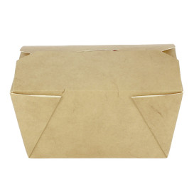 Boîte Américaine Moyen Kraft 10,7x8,65x6cm 500ml (45 Utés)