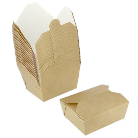 Boîte Américaine Moyen Kraft 10,7x8,65x6cm 500ml (45 Utés)