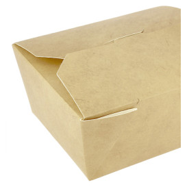 Boîte Américaine Moyen Kraft 10,7x8,65x6cm 500ml (45 Utés)