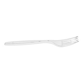 Fourchette plastique PS Réutilisable Transparent 18cm (480 Utés)