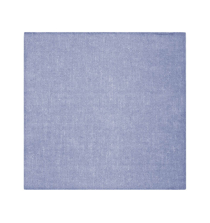 Serviette Papier molletonnée "Cow Boys Bleu" 40x40cm (600 Utés)