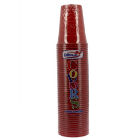 Gobelet Plastique PS Rouge 200ml Ø7cm (1.500 Utés)